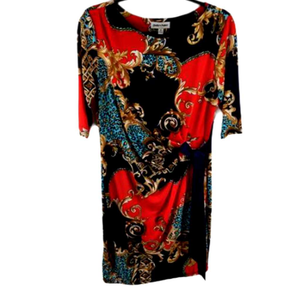 Shelby & Palmer Tie Waist Midi Dress 10